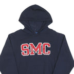 CHAMPION Mens Navy Blue Saint Marys College Hoodie S Cotton Pullover