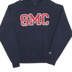 CHAMPION Mens Navy Blue Saint Marys College Hoodie S Cotton Pullover