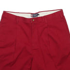 CHAPS Mens Red Casual Shorts XL W38 Classic Fit Comfortable Cotton