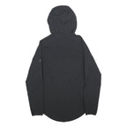 ADIDAS Womens Black Hooded Zip Jacket S Polyester Lightweight Hooded Activewear
