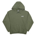 ADIDAS Womens Green Hoodie UK 12 Cotton Blend Casual Pullover Sweatshirt