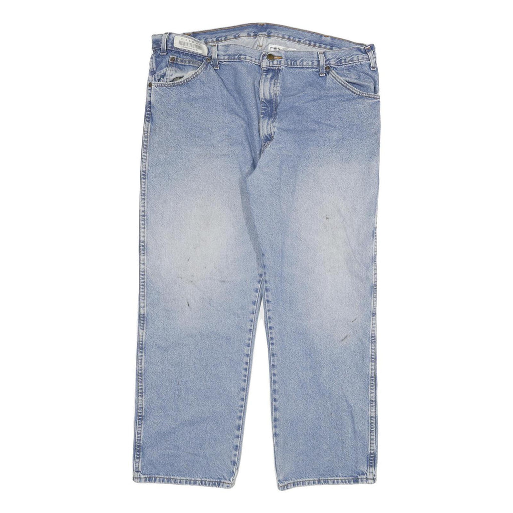 DICKIES Mens Light Blue Regular Fit Straight Denim Jeans W40 L29 Classic Cotton