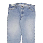 DICKIES Mens Light Blue Regular Fit Straight Denim Jeans W40 L29 Classic Cotton
