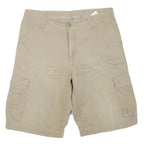 CARHARTT Mens Shorts Beige Cargo Plain L W36 Workwear Durable Cotton Blend