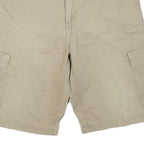 CARHARTT Mens Shorts Beige Cargo Plain L W36 Workwear Durable Cotton Blend