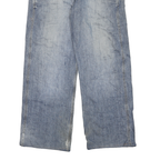 CARHARTT Mens Jeans Blue Regular Straight Denim Light W36 L30 Workwear