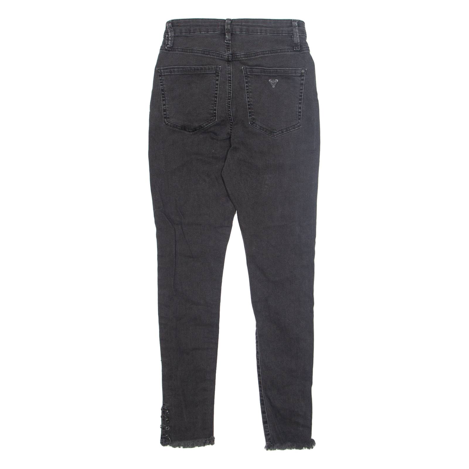 GUESS Womens Jeans Grey Slim Skinny Stone Wash W27 L28
