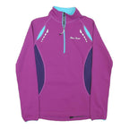 PEARL IZUMI Womens Purple & Blue 1/4 Zip Sweatshirt S Cycling Activewear