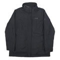 JACK WOLFSKIN Fleece Lined Womens Black Outdoor Jacket UK 20 Polyamide Zip