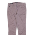 CALVIN KLEIN JEANS Womens Cotton Blend Mauve Slim Skinny Trousers W28 L25
