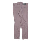 CALVIN KLEIN JEANS Womens Cotton Blend Mauve Slim Skinny Trousers W28 L25