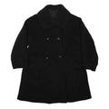 MAX MARA Womens Black Coach Jacket M Woven Plain Button-Up Long Sleeve Pockets