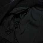 MAX MARA Womens Black Coach Jacket M Woven Plain Button-Up Long Sleeve Pockets