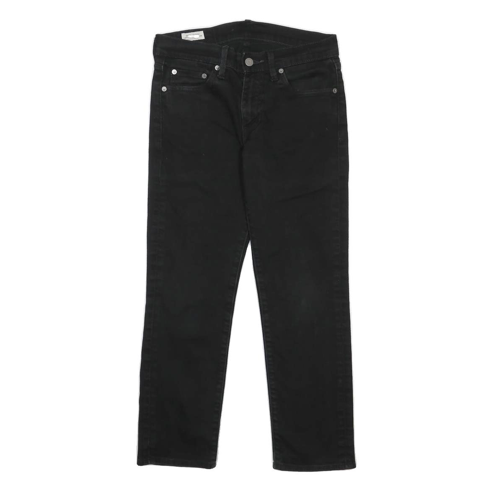 LEVI'S 511 BIG E Mens Jeans Black Slim Skinny Denim Medium W29 L25 Authentic