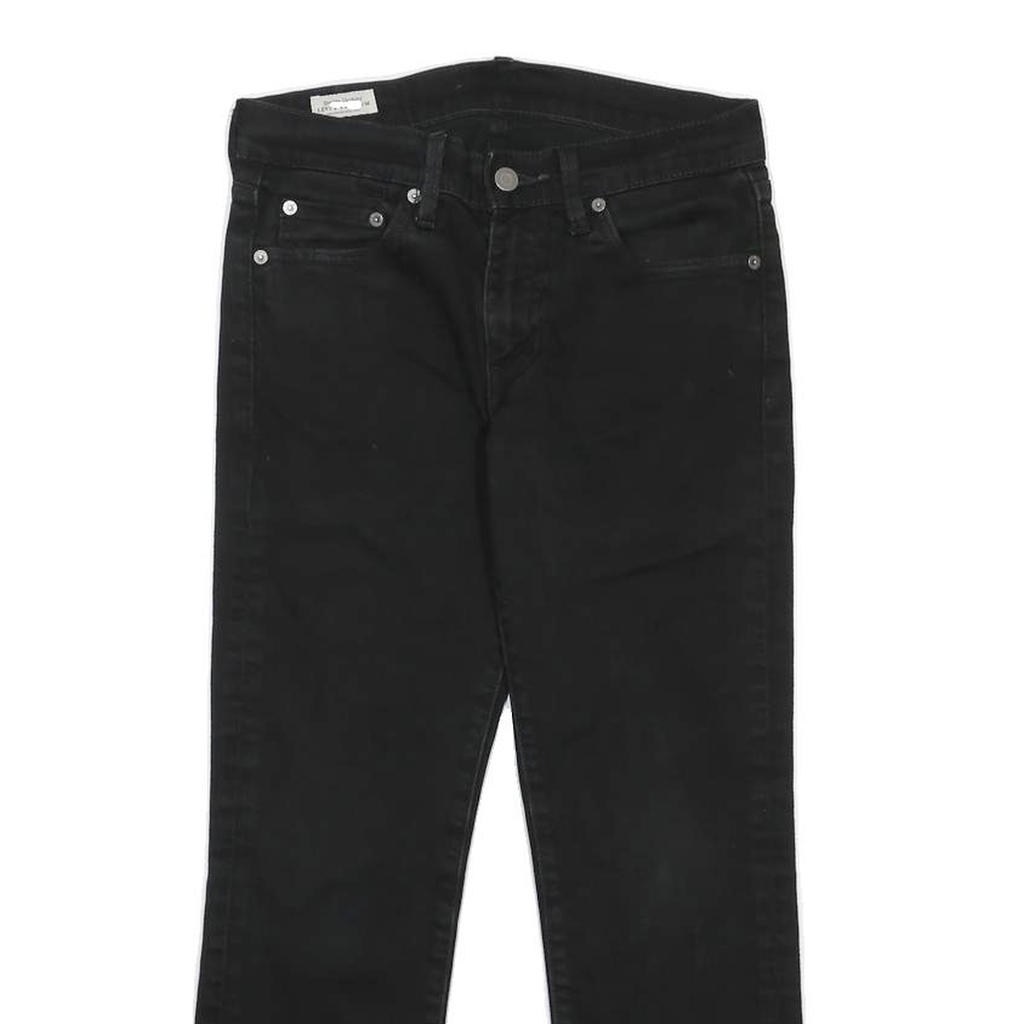 LEVI'S 511 BIG E Mens Jeans Black Slim Skinny Denim Medium W29 L25 Authentic