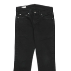LEVI'S 511 BIG E Mens Jeans Black Slim Skinny Denim Medium W29 L25 Authentic