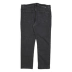 TOMMY HILFIGER Womens Black Regular Fit Straight Denim Jeans W34 L26 Classic