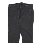 TOMMY HILFIGER Womens Black Regular Fit Straight Denim Jeans W34 L26 Classic