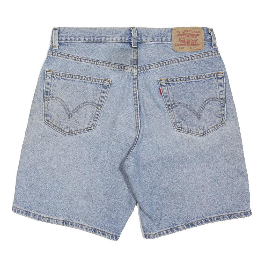 LEVI'S Mens Denim Blue Casual Shorts M W34 Classic Cotton Blend