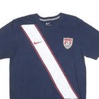 NIKE Mens Navy & White USA Graphic T-Shirt L Short Sleeve Crew Neck Sportswear
