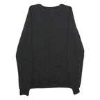 DISNEY Womens Black Tinkerbell Crew Neck M Cotton Sweatshirt Pullover