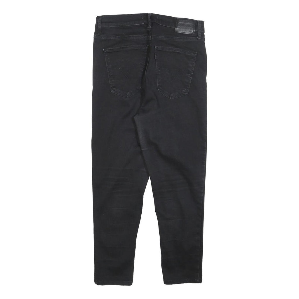 LEVI'S Big E Womens Jeans Black Slim Skinny Denim W31 L25 Vintage Style