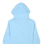 CHAMPION Womens Blue Pullover Hoodie S Long Sleeve Drawstring Band Collar Casual
