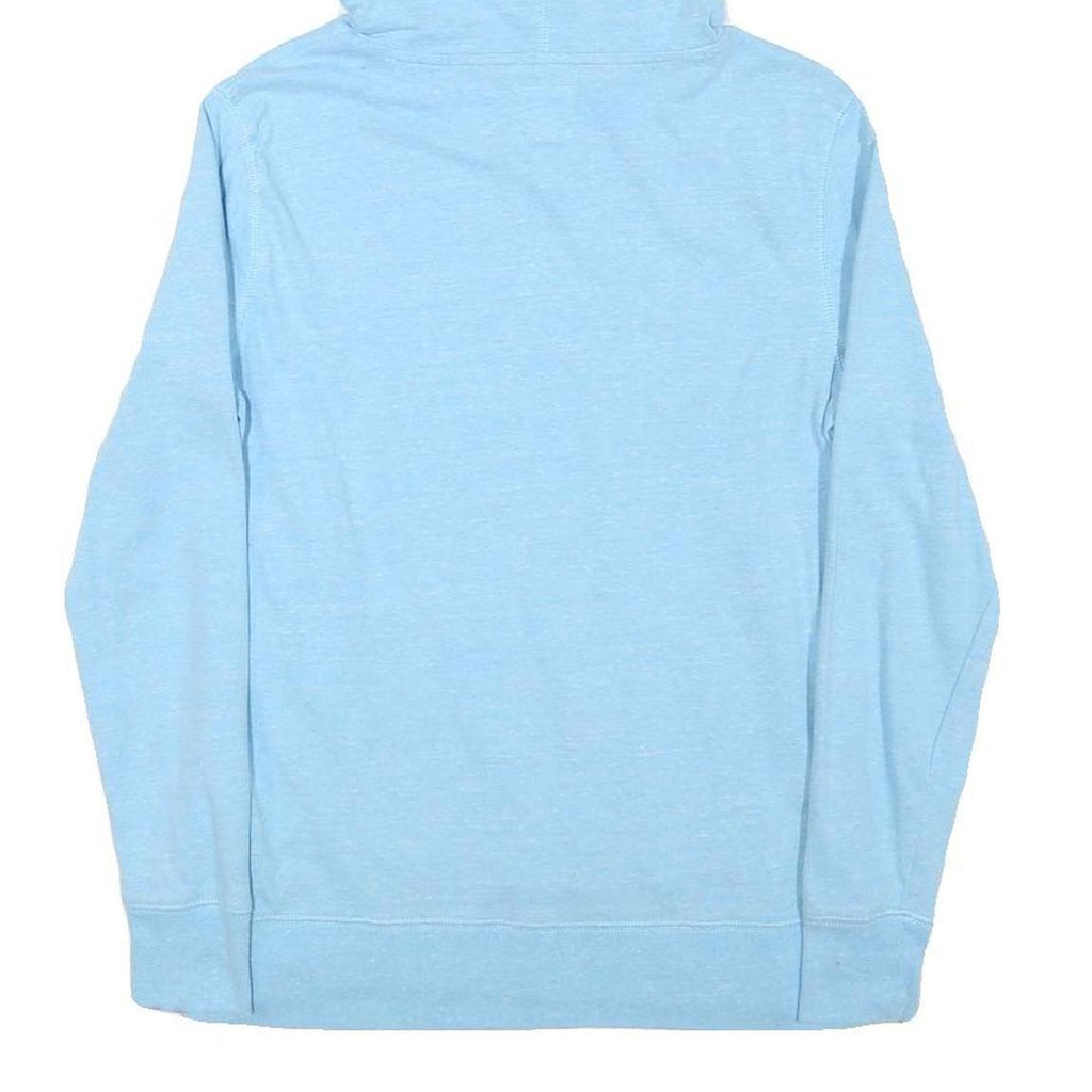 CHAMPION Womens Blue Pullover Hoodie S Long Sleeve Drawstring Band Collar Casual