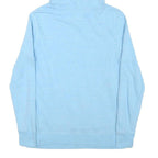 CHAMPION Womens Blue Pullover Hoodie S Long Sleeve Drawstring Band Collar Casual