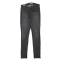 LEVI'S Womens Jeans Black Slim Skinny Denim Medium W27 L31 Stretch Cotton Blend
