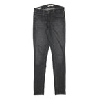 LEVI'S Womens Jeans Black Slim Skinny Denim Medium W27 L31 Stretch Cotton Blend