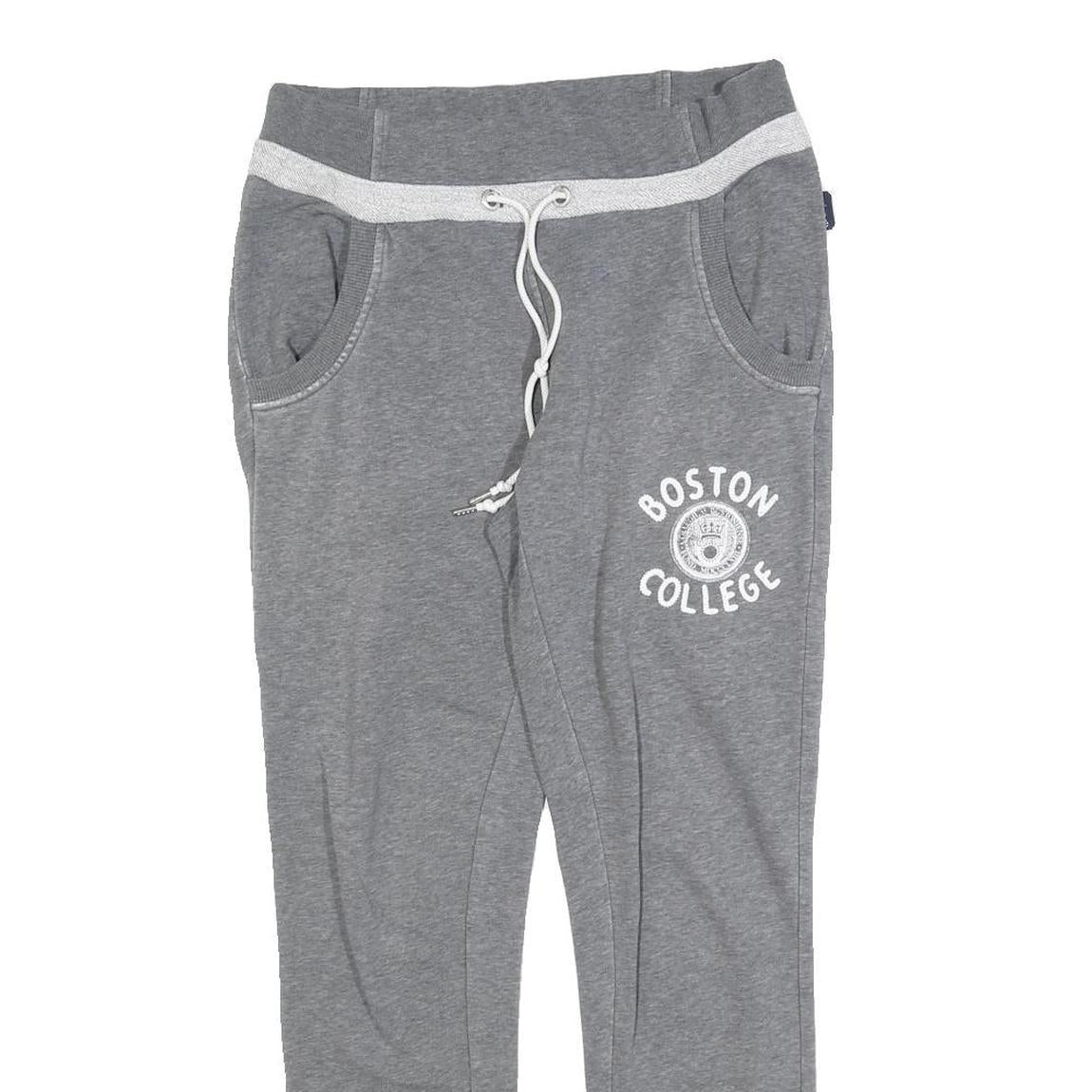 CHAMPION Womens Joggers Grey Boston College Slim Tapered S W28 L28 Sweatpants