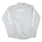 SCOTT Mens Grey Lightweight Track Jacket XL Polyester Blend Zip Athletic Fit