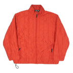 POLO RALPH LAUREN Mens Red Polyester Blend Quilted Jacket XL Zip Up Casual