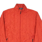 POLO RALPH LAUREN Mens Red Polyester Blend Quilted Jacket XL Zip Up Casual