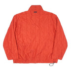 POLO RALPH LAUREN Mens Red Polyester Blend Quilted Jacket XL Zip Up Casual