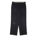 DICKIES Mens Trousers Black Regular Straight W32 L29