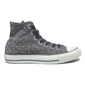 CONVERSE Chuck Taylor Womens High Top Trainers Black Grey Synthetic UK 3.5