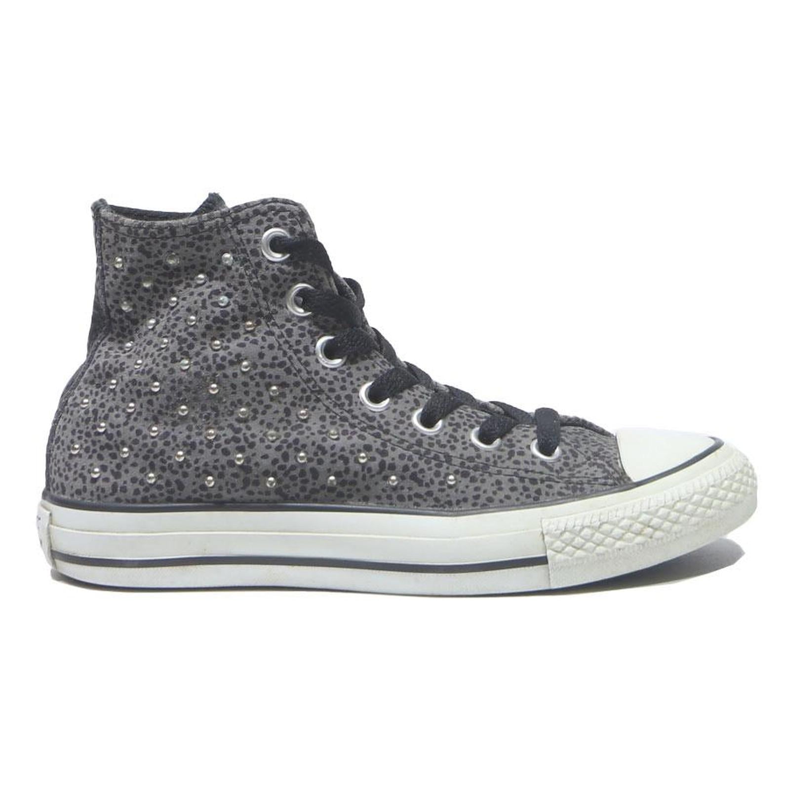 CONVERSE Chuck Taylor Womens High Top Trainers Black Grey Synthetic UK 3.5