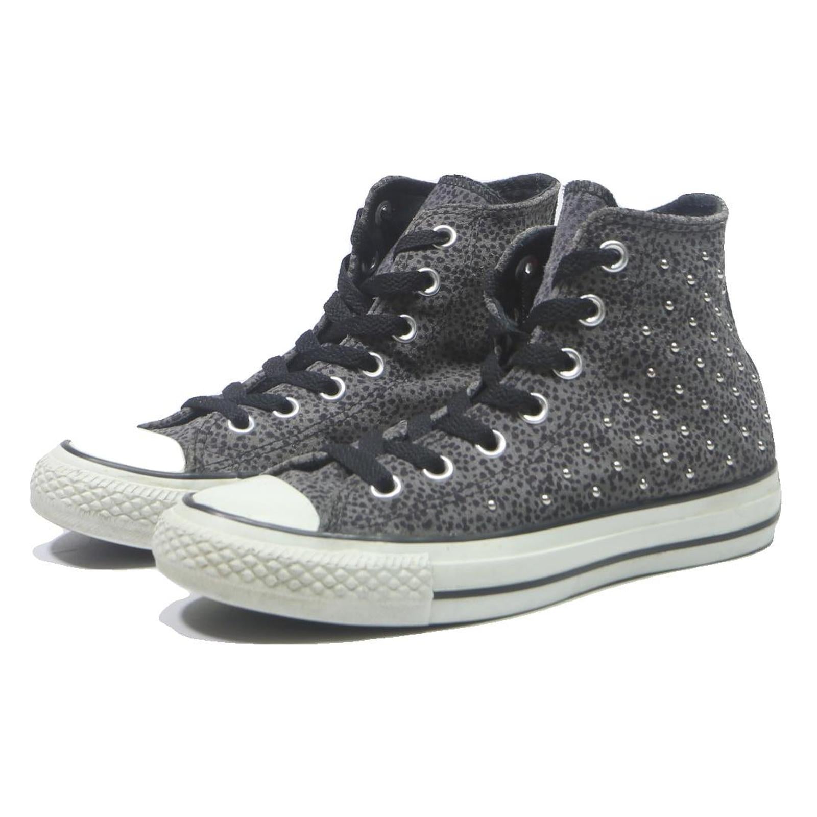 CONVERSE Chuck Taylor Womens High Top Trainers Black Grey Synthetic UK 3.5