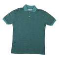 KNIGHTSBRIDGE Mens Green Short Sleeve Chevron Polo Shirt M Cotton Blend Casual