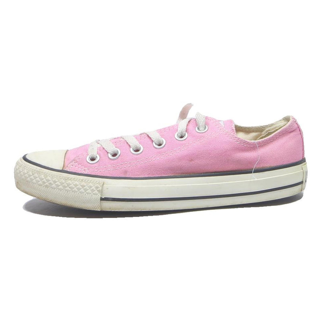 CONVERSE Chuck Taylor All Star Womens Low Top Trainers Pink Canvas UK 4.5 Casual