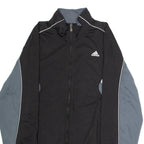 ADIDAS Mens Track Jacket Black Colourblock M