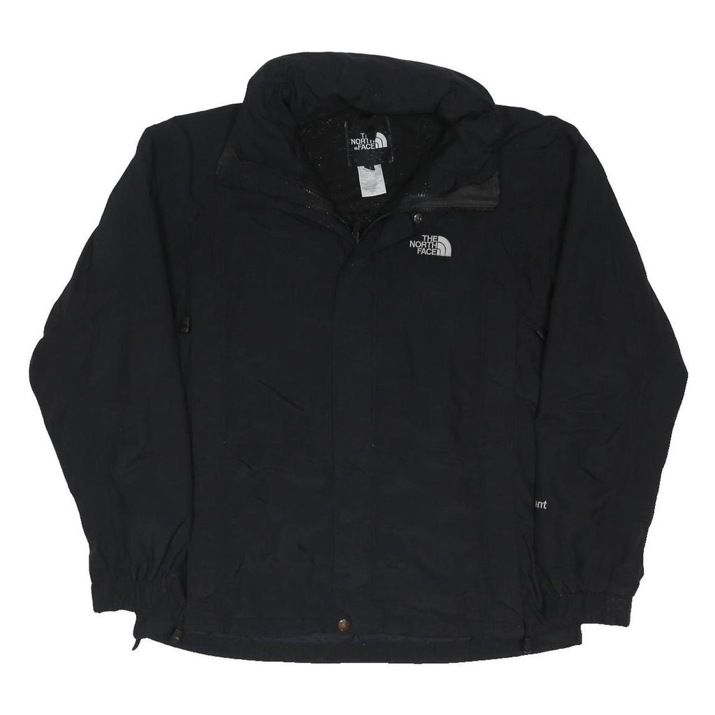 THE NORTH FACE Mens Black Outdoor Jacket M Polyester Blend Woven Plain Zip