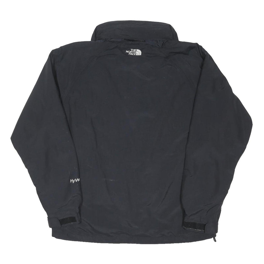 THE NORTH FACE Mens Black Outdoor Jacket M Polyester Blend Woven Plain Zip