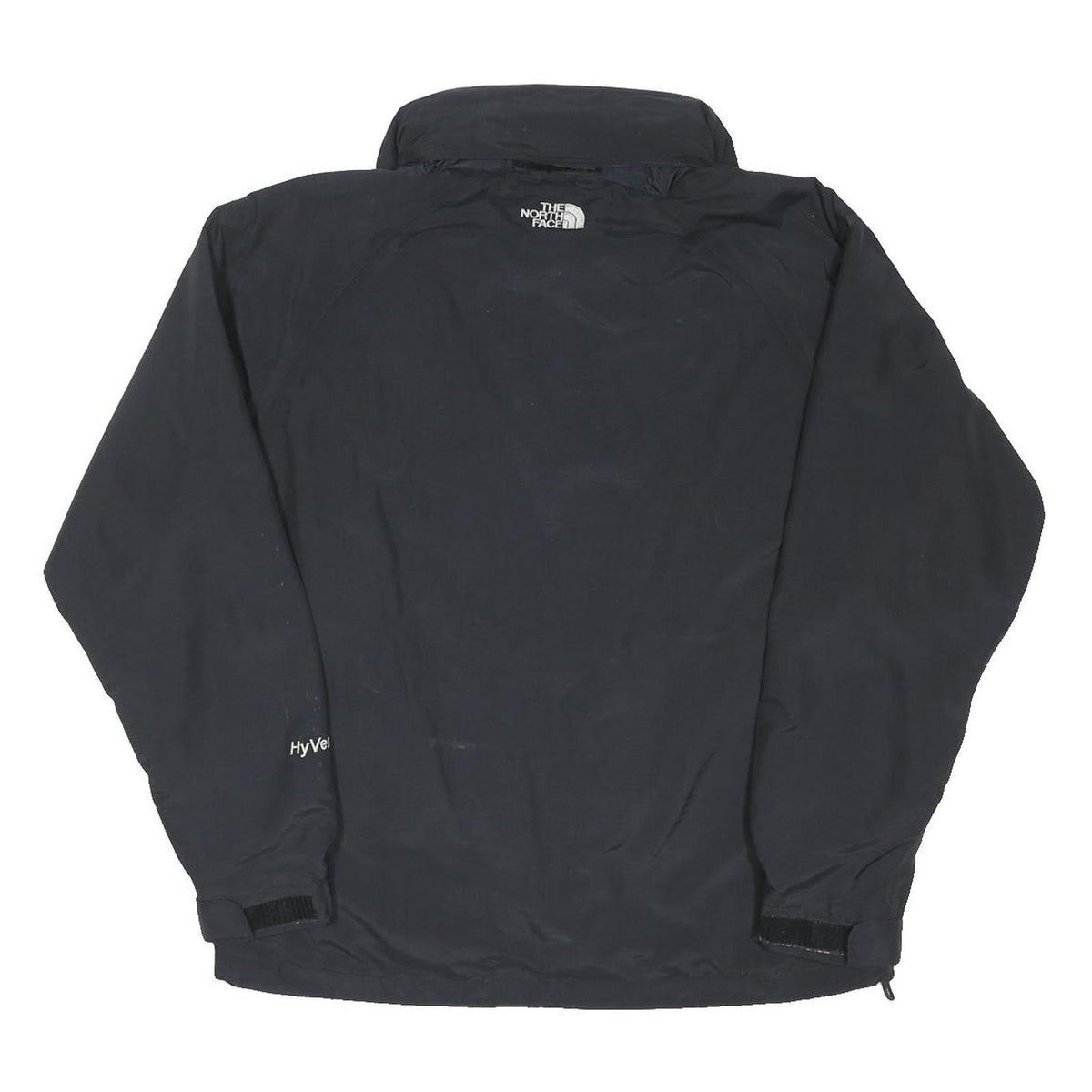 THE NORTH FACE Mens Black Outdoor Jacket M Polyester Blend Woven Plain Zip
