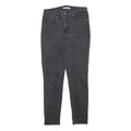 LEVI'S 721 Womens Jeans Black Slim Skinny Denim Medium W29 L30 Stretch