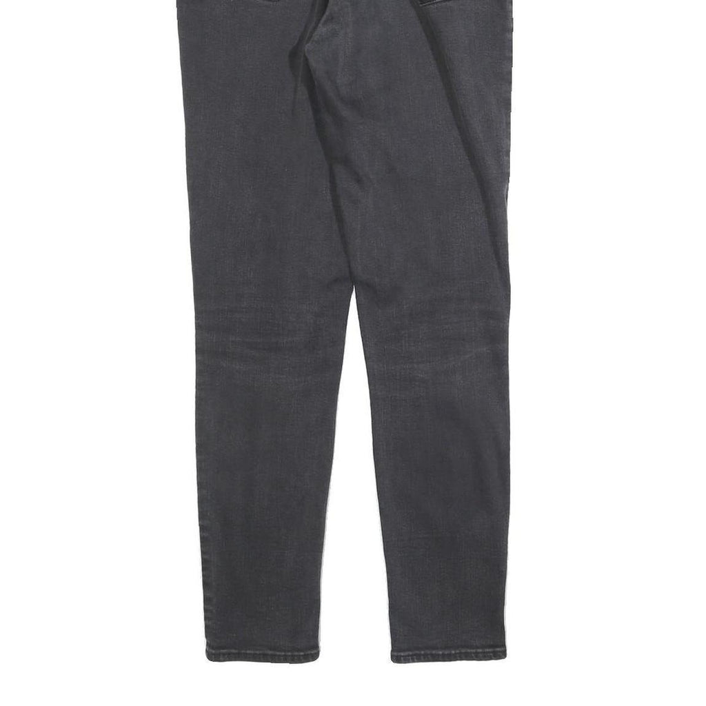 LEVI'S 721 Womens Jeans Black Slim Skinny Denim Medium W29 L30 Stretch