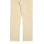 DIESEL Womens Slim Beige Polyester Blend Zip Trousers W30 L32 Casual Classic
