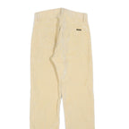 DIESEL Womens Slim Beige Polyester Blend Zip Trousers W30 L32 Casual Classic